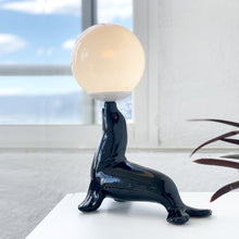 Load image into Gallery viewer, Vintage seal / sea lion lamp from the 60s and 70s