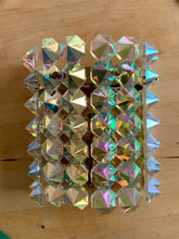 Load image into Gallery viewer, Iridescent crystal wall lamp by Kinkeldey