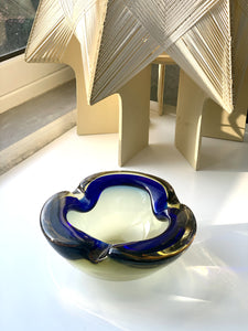 Murano glass ashtray or pocket (SOMMERSo TECHNIQUE)