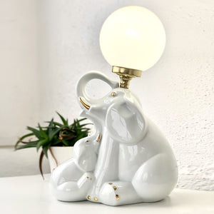 Lámpara vintage de elefante