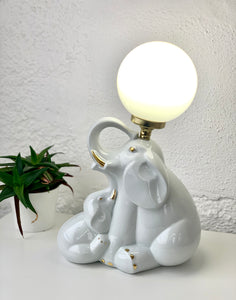 Lampe éléphants vintage