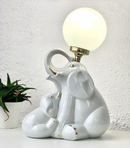 Lámpara vintage de elefante