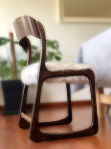 Pair of Baumann Chairs model " Sledge / Traineau ".