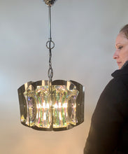 Load image into Gallery viewer, Pendant light &quot;space age&quot; Paolo Venini in Murano glass 1960