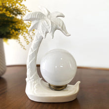 Charger l&#39;image dans la galerie, Lampe palmier vintage blanche
