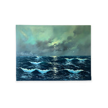 Charger l&#39;image dans la galerie, Tableau, huile sur toile lever de soleil sur mer